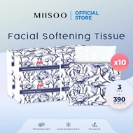 MIISOO (Pack of 6,10,20 Pack) Vela Facial Softening Tissue/Facial Tissue/Multipurpose Tissue/ 390 Sh