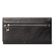 《827》Hummer Paul Genuine Leather Womens Handbag Large Capacity Long Top Layer Cowhide Womens Wallet 