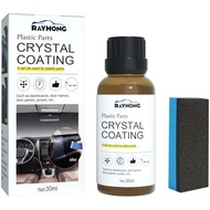 Crystal Coating Plastic Restoration, Car Plastic Restorer Black to Black, Plastic Restorer Interior 