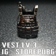 Gantungan Kunci PUBG - Keychain PUBG - Military Vest Lv.3