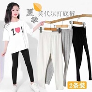 seluar perempuan Baju kanak-kanak perempuan musim panas model nipis seluar putih kanak-kanak seluar 