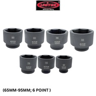 【UNITED】1" IMPACT SOCKET (41mm - 95mm; 6 POINTS)