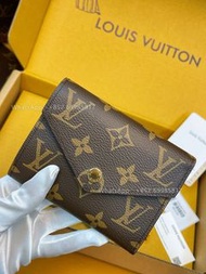 👏Louis Vuitton Victorine錢夾 紫紅色 LV M41938 Wallet 100% new🎁全實拍📸📸錢包 零錢包 卡包 銀包 散紙包 卡套 卡片套 生日禮物 gift 免運費 