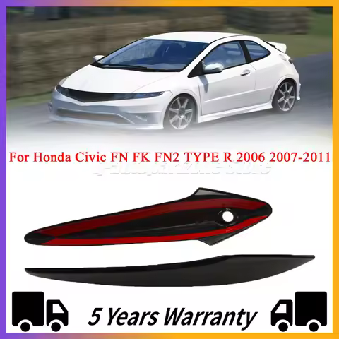 For Civic FN2 06-11 With 1 key hole Door Black Door Handles For Honda Civic FN FK FN2 TYPE R 2006 20