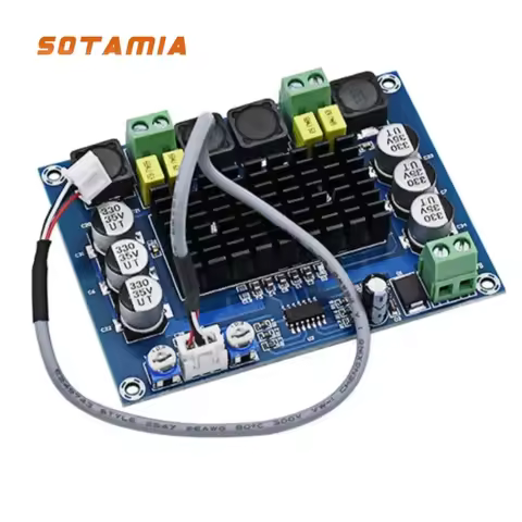 SOTAMIA 120W x2 TPA3116 Power Amplifier Audio Board TPA3116D2 Stereo Sound Amplifiers 2.0 Mini Amp A