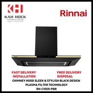 RINNAI RH-C1059-PBR CHIMNEY HOOD SLEEK &amp; STYLISH PLASMA FILTER TECHNOLOGY - 1 YEAR MANUFACTURER WARRANTY + FREE DELIVERY