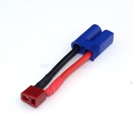 1PCS T-Plug (Deans Style) Female to EC5 Male Style Connector Adapter /w 5CM 12AWG Wire Cable for Min