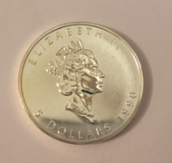 加拿大1990 1安士銀幣