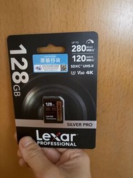 Lexar 雷克沙Professional SILVER PRO SDXC UHS-II 記憶卡 128GB LSDSIPR128G-BNNNG 香港行貨