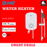 Alpha DC Pump Water Heater EVO-I ALPHA DC PUM WATER HEATER EVO WHITE COLOUR