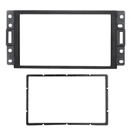 For HUMMER H3/SAAB 97X/Corvette Compatible Double Din Radio DVD Stereo CD Dash Mount Trim Panel Fasc