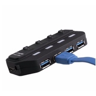 External USB Hub 3.0 4 Ports 5 Gbps Speed For High Data Transmission 5 Gb