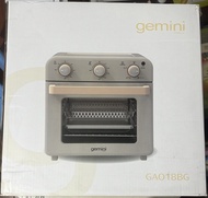 全新未開Gemini GAO18BG 2合1 空氣炸鍋焗爐雙層玻璃氣炸焗爐 18升 燕麥色  $500