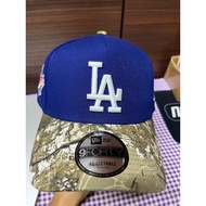 NE 9 Forty LA Dodgers 2T RT Visor Baseball Cap Adjustable Snapback