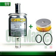 Czaja Filter 12*12 + Filter set for Tomasetto Reducer with orings - ไส้กรองหม้อต้ม (มีโอลิง) + Czaja กรองแก๊สหัวฉีดLPG/NGVขนาด12*12มม