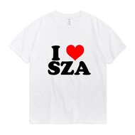 มีหลายสี เสื้อยืดแขนสั้น พิมพ์ลายกราฟฟิค I Love SZA Good Days 90s สไตล์ฮิปฮอป วินเทจ สําหรับผู้ชาย ผ