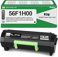 56F1H00 High Yield Toner Cartridge(15,000 Pages) Compatible with Lexmark 56F1H00 Toner Cartridge for