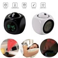 Alarm Clock Projector LCD Digital Snooze Alarm Clock Display