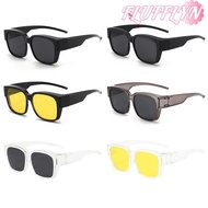 FLUFFLYN Polarized UV Protection Trendy Women Men Square Shades