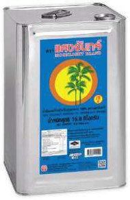 น้ำมันมะพร้าว 100% ตรา แสงจันทร์ (MOONLIGHT BRAND) ขนาด 16.8 ลิตร