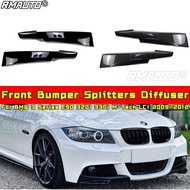 For BMW 3 Series E90 320i 330i M-Tech LCI Front Bumper Splitters Diffuser For BMW 3 Series E90 320i 