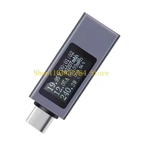652F KOWSI Current Tester USB C Meter Tester Voltmeter Ammeter Detector