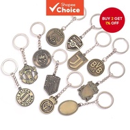 1 catties zinc alloy football club keychain football sports keychain