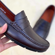 COSMOS SHOES รองเท้าหนังแบบสวม รุ่น PENNY CHAMOIS