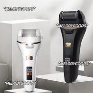 MELODG Electric Rechargeable Foot File, 2 Speeds Eliminate Feet Calluses Electric Pedicure Foot Sand