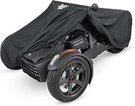 UltraGard Can-Am Ryker Full Motorcycle Cover with Expandable Pouch - Water-Resistant, Windshield Pro