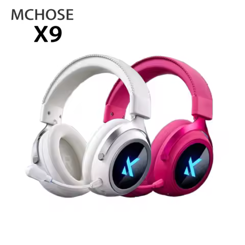 New MCHOSE X9 Wireless Gaming Headphones 7.1 X9 Wireless Bluetooth Earphones Fps With Microphone Esp