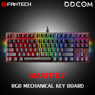 FANTECH MAXFIT87 RGB Mechanical Switch คีย์บอร์ดเกมมิ่ง (All Keys / Macro) รับประกัน 2ปี