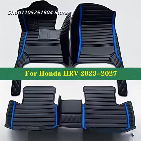 Custom Auto Carpets Car Floor Mats For Honda HRV 2023 2024 2025 2026 2027 Car Mat Interior Accessori