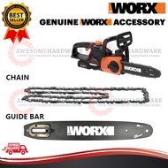 (SPARE PART) WORX ORIGINAL 25CM 40CM CHAINSAW CHAIN OR GUIDE BAR WG322E WG385E WA0140 WA0146 5004064