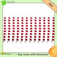 hukou12Pcs Red and White Christmas Scarf Xmas for  Scarf for