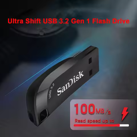 SanDisk USB Flash Drive USB 3.2 Mini Pendrive CZ410 256GB 128GB 64GB 32GB Pen Drive Read Speed up to