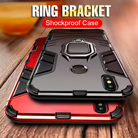 Case For Redmi Note 7 5 6 Pro Case Ring Cover For Xiaomi mi 8 Lite A2 Lite Pocophone F1 Case For Red