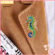 [Jm] Alloy Seahorse Brooch Clothing Seahorse Brooch Sparkling Sea Horse Brooch Elegant Fashion Accessory for Men and Women Perfect Gift for Business Attire and Casual Wear