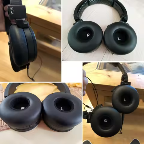 Headset Earpads Headbeam for AKG Y50 Y55 Y50BT Earphone Earmuffs Replaced Old Earpads Comfortable to