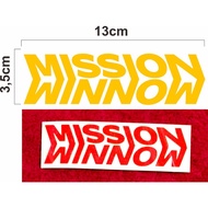 Winnow mission cutting sticker, Winnow mission sticker