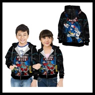 2s5 - Transformers Rescue Bots Unisex Fullprint Custom Cartoon Kids Hoodie Jacket