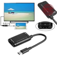 USB3.1 To HDMI-compatible TYPE-C To HDMI-compatible Conversion Cable Mobile Video H6T2
