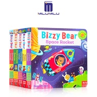 Milu 5ชิ้น Bizzy Bear Space Rocket Vehicle English Original Series หนังสือภาพ