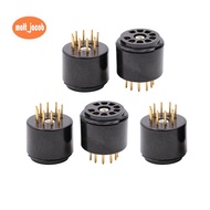 9Pin Vacuum Tube Socket Testing Saver for 6DJ8 12AX7 ECC83 B339 CV492 6L13 12AU7 ECC82 B329 Hifi Tub