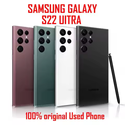 Samsung Galaxy S22 Ultra 5G S908U1 8G RAM + 128GB/256GB ROM 6.8" Octa-Core Snapdragon 888 eSim Origi