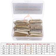 480pcs 48 Kinds Value 5% 1K-2M 1w Film Resistor Kit 10pcs Each Value With box
