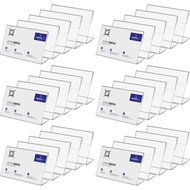 30 PCS Small Acrylic Sign Holder 2.36" X 1.57", Mini Acrylic Food Sign Labels for Party Buffet, Reta