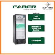 Faber Showcase Refrigerator (240L) Refrigerant R600a Chiller Fridge FRESCO SC-248