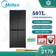 MIDEA 507L / 519L Inverter 4-Door Refrigerator R600a Multi Door Fridge Peti Ais Peti Sejuk