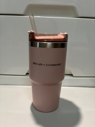 全新💖粉紅色STARBUCKS星巴克✖️STANLEY不鏽鋼吸管杯